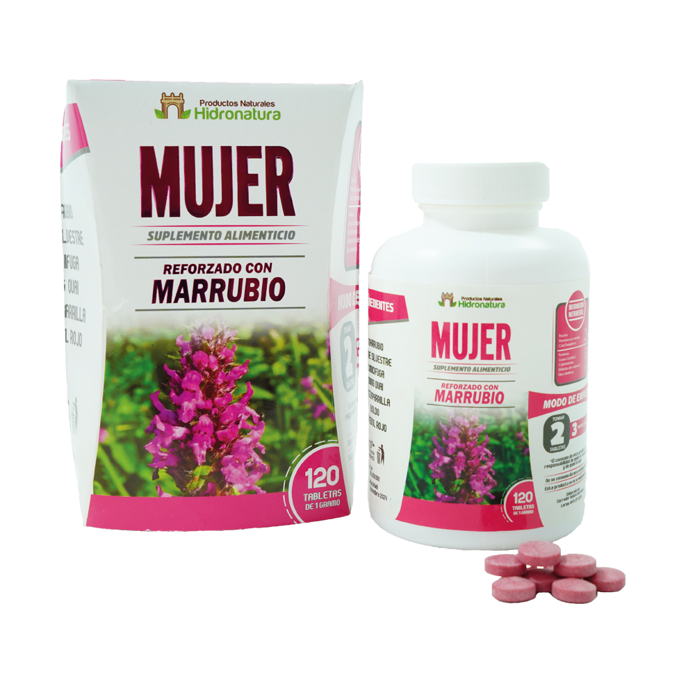 Mujer – Suplemento herbolario – 120 tabletas – Bienestar femenino y equilibrio natural
