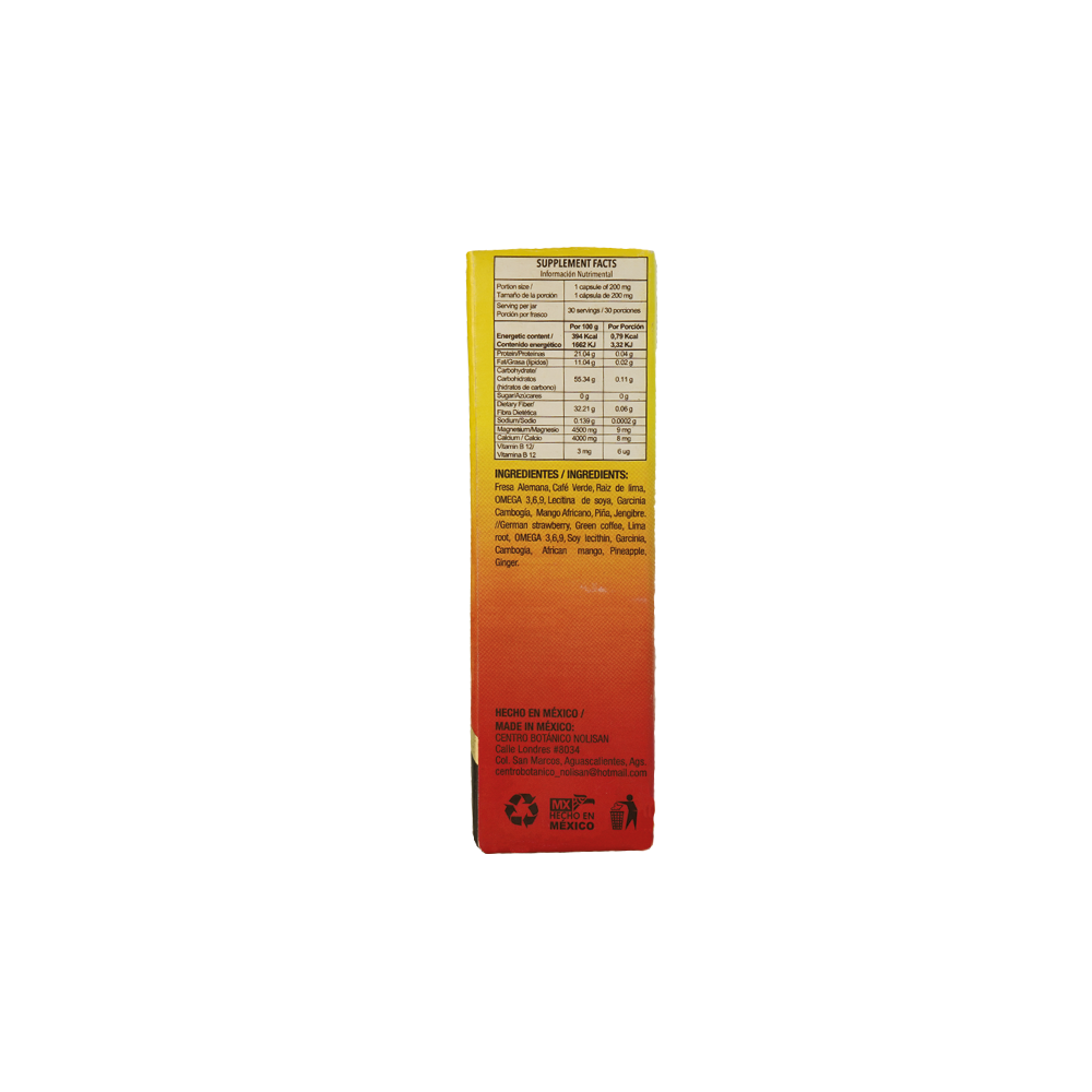 Nolis Bell Premium – Suplemento herbolario – 30 cápsulas – Apoyo digestivo y reducción de ansiedad alimentaria - Image 4