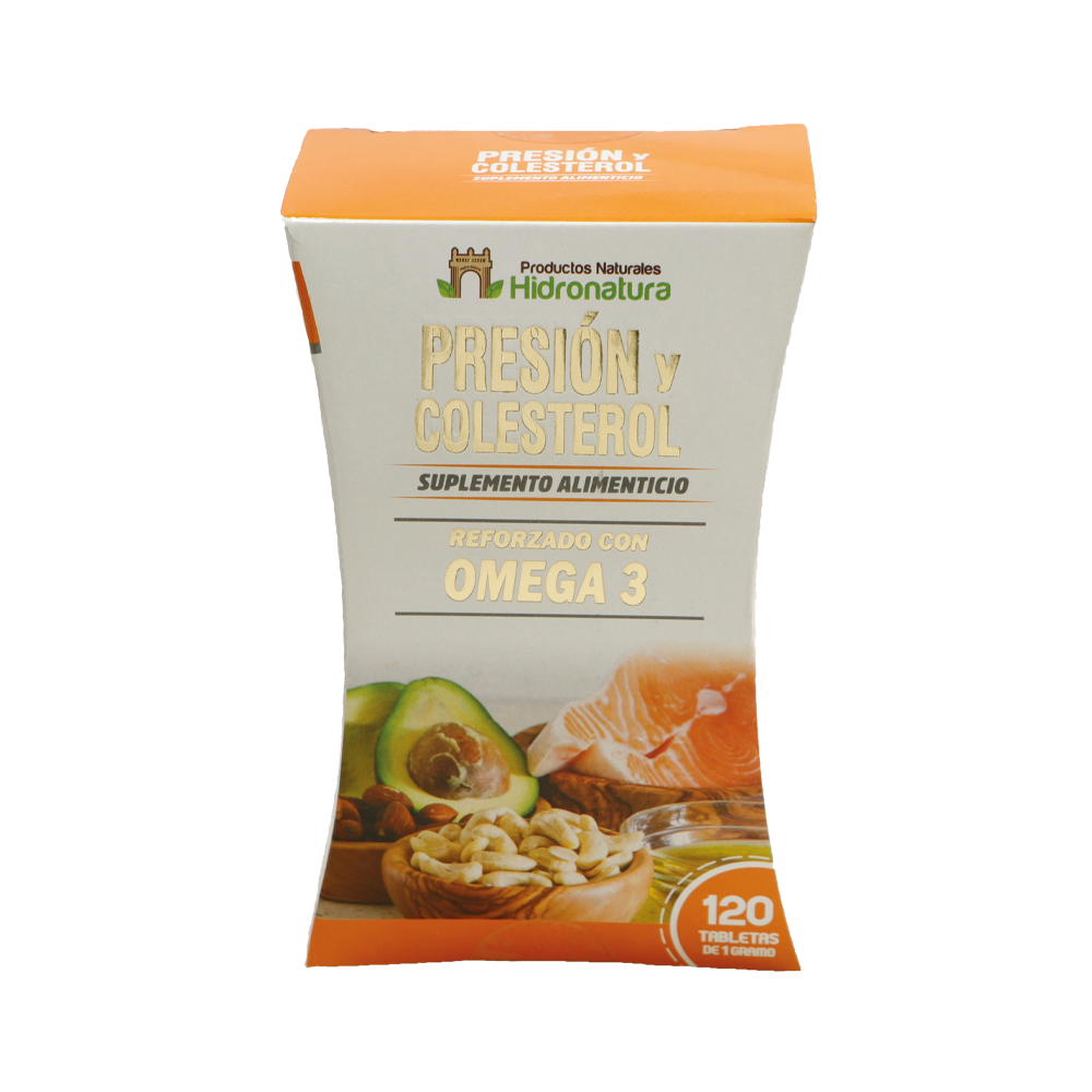 Presión y Colesterol – Suplemento alimenticio – 120 tabletas – Apoyo cardiovascular con omega 3-6-9 y extractos naturales - Image 2