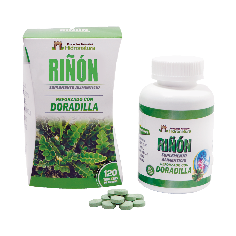 Riñón – Suplemento herbolario – 120 tabletas – Bienestar urinario con extractos tradicionales