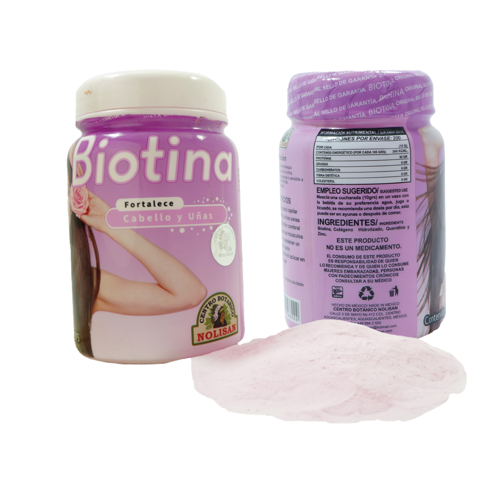 Biotina o Colágeno en polvo – 200 g