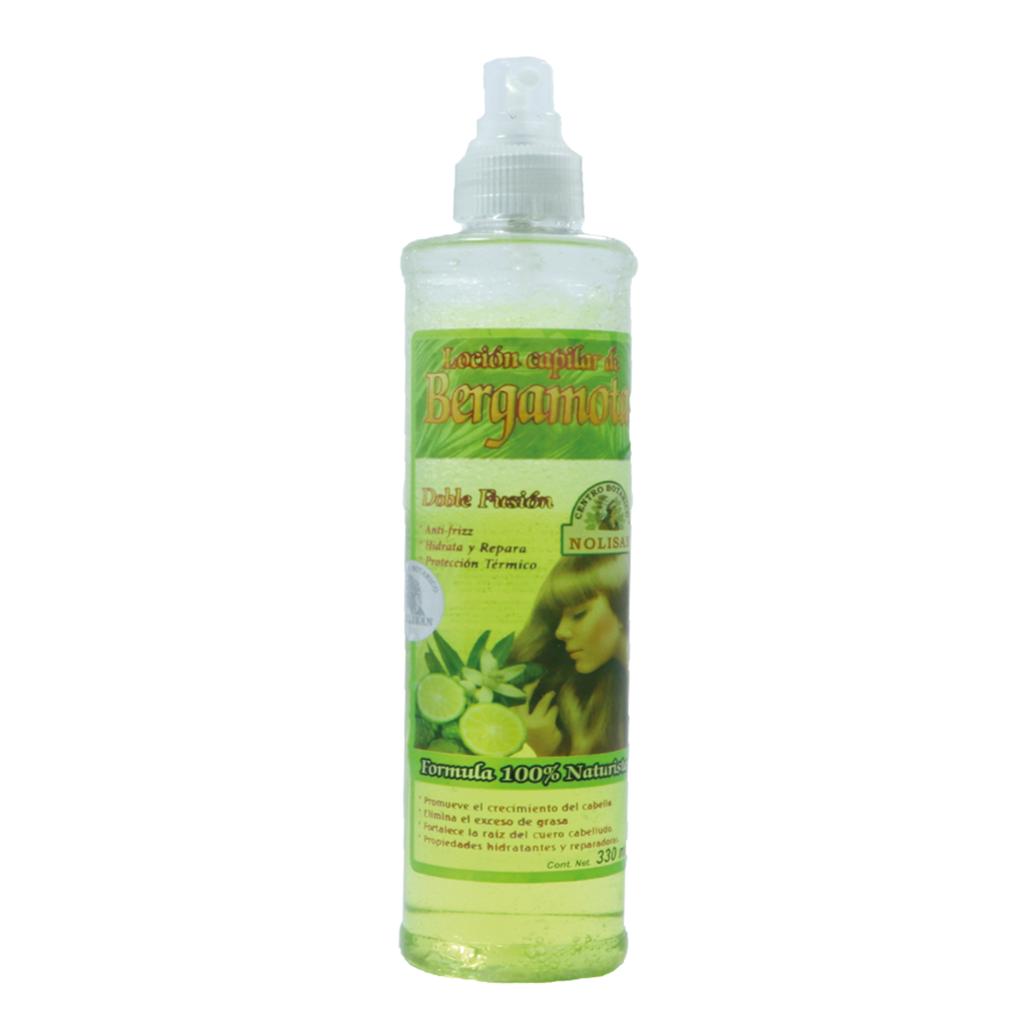 Loción Capilar con Bergamota – 330 ml – Fortalece y ayuda a equilibrar el cuero cabelludo
