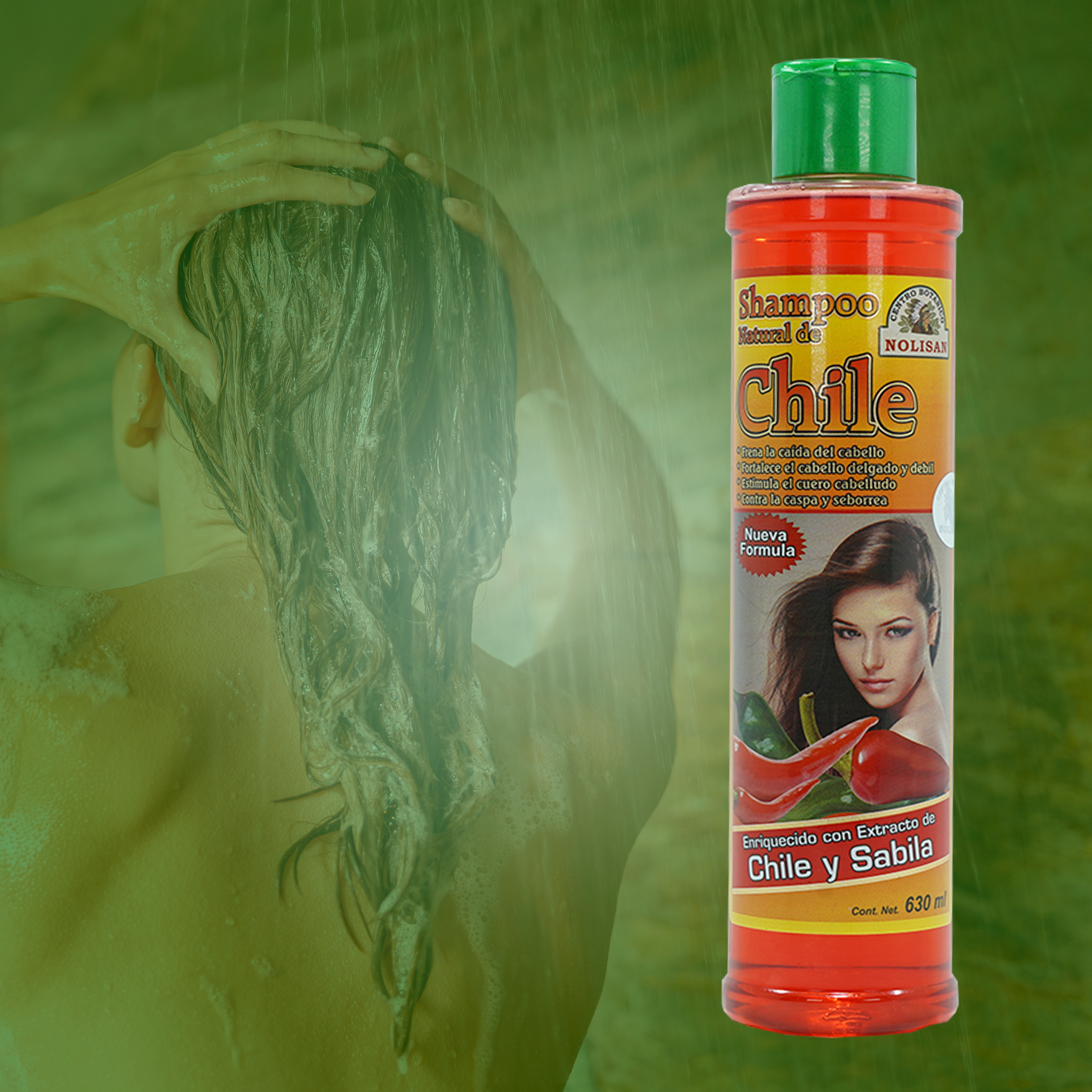 Shampoo de Chile – 630 ml – Revitalizante capilar para cabello delgado y con apariencia frágil - Image 2