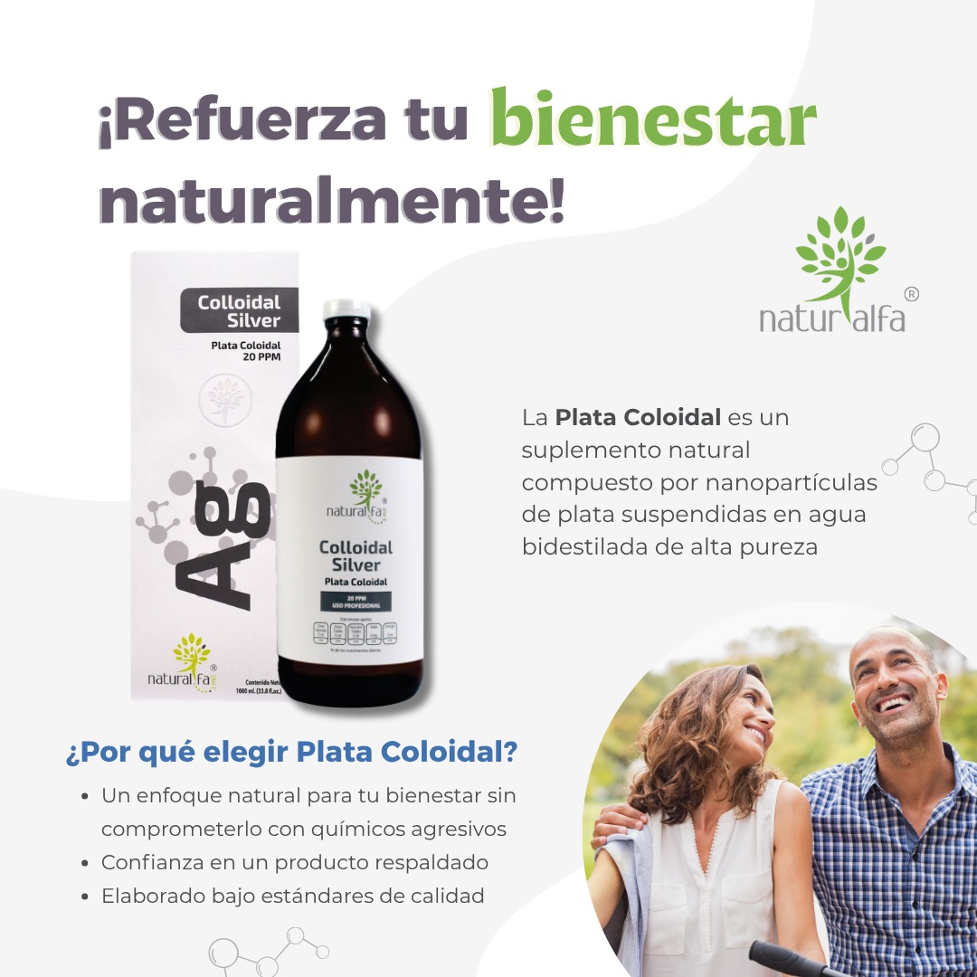 Plata Coloidal 20 ppm